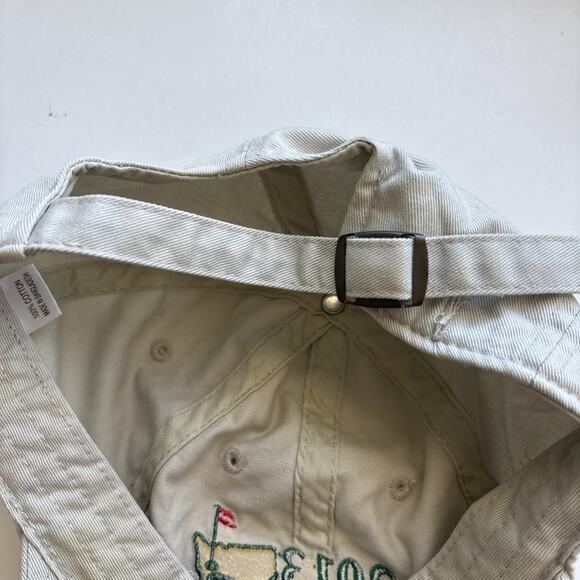 Augusta 2013 Masters Golf American Needle Hat Cap Beige Strap Back Adjustable GA - Picture 4 of 7
